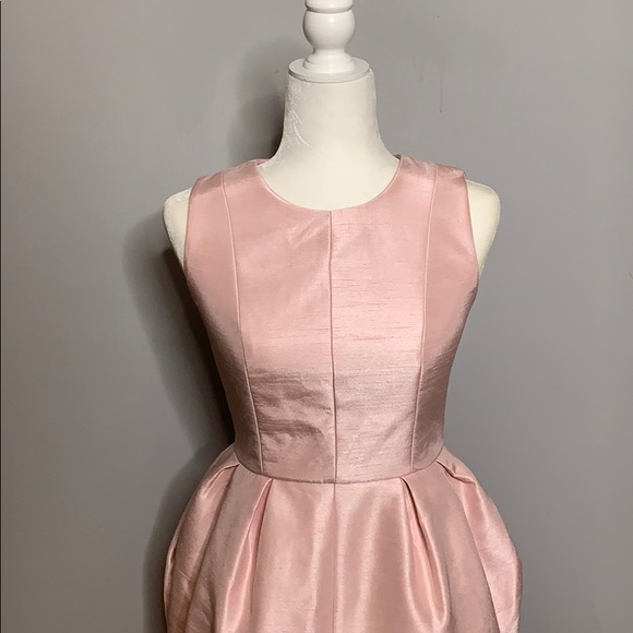 Anthropologie Keepsake Label Pink Satin Mini Dress - Picture 2 of 6